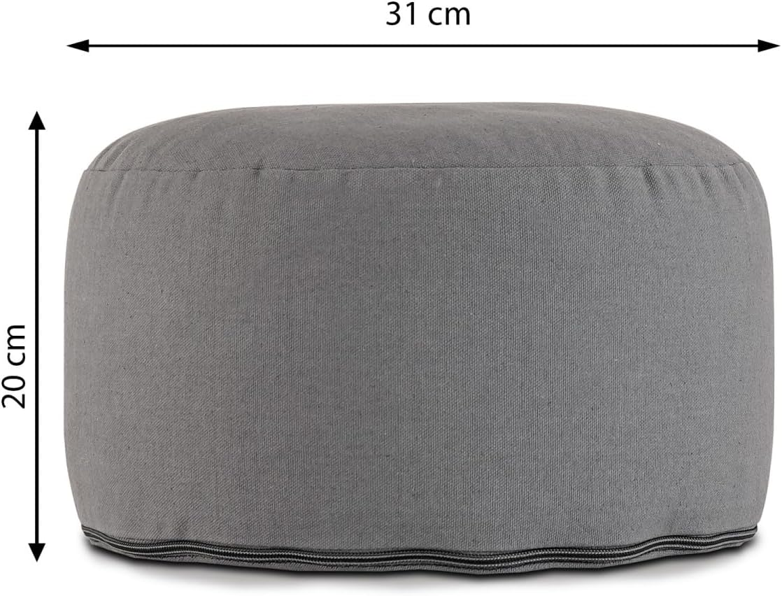 Yogakissen, grau - coolgray