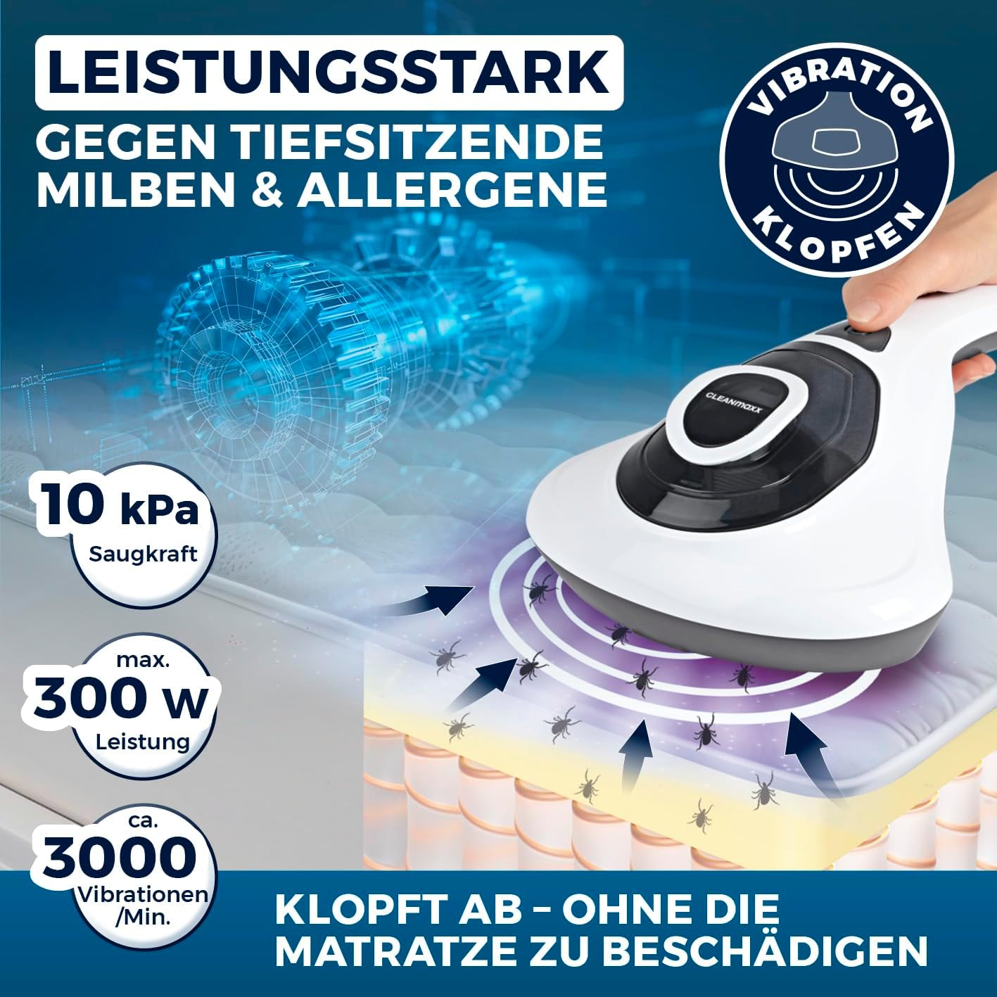 Matratzenreiniger, Schwarz