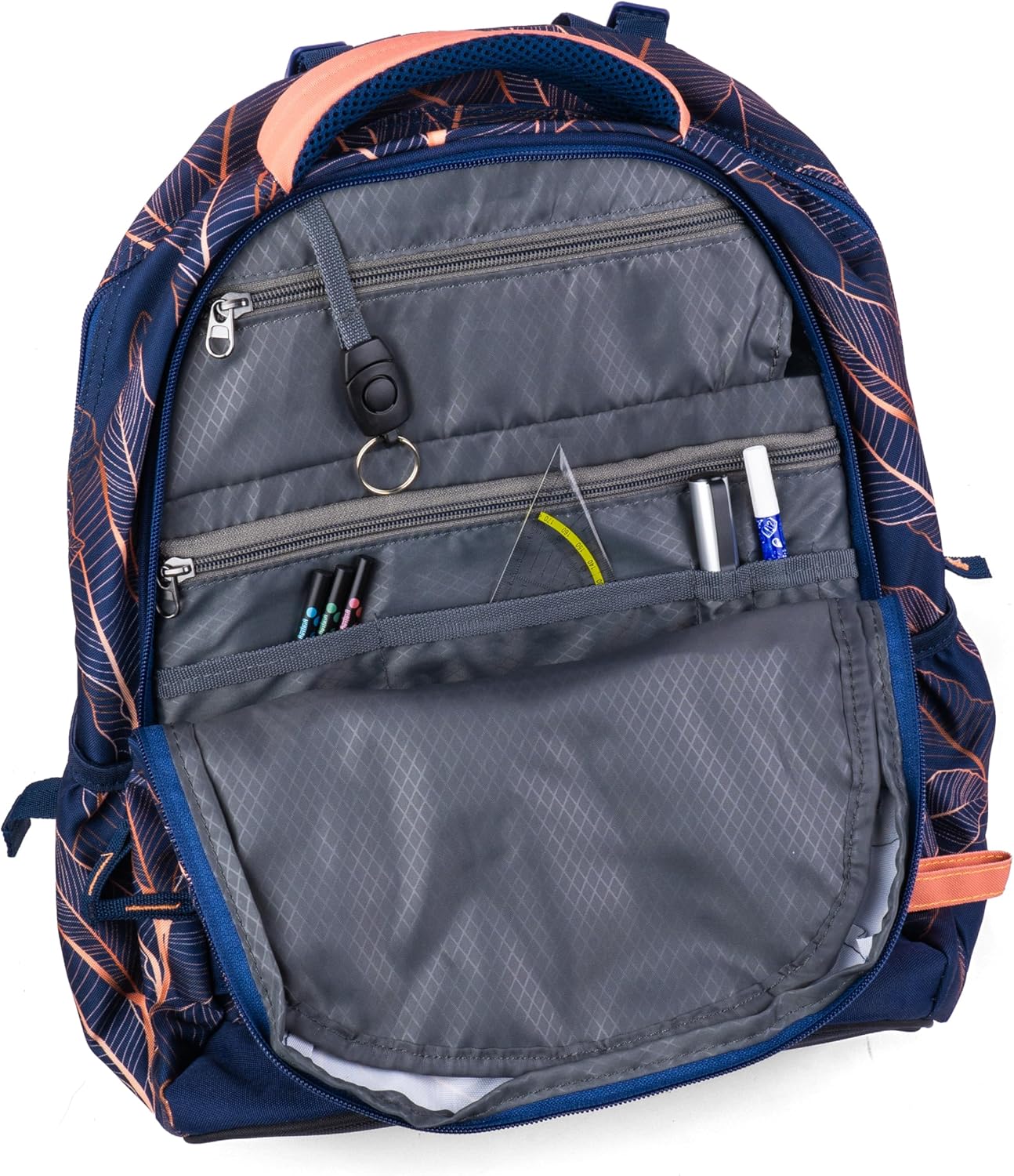 Rucksack-Set, Orange/Blau