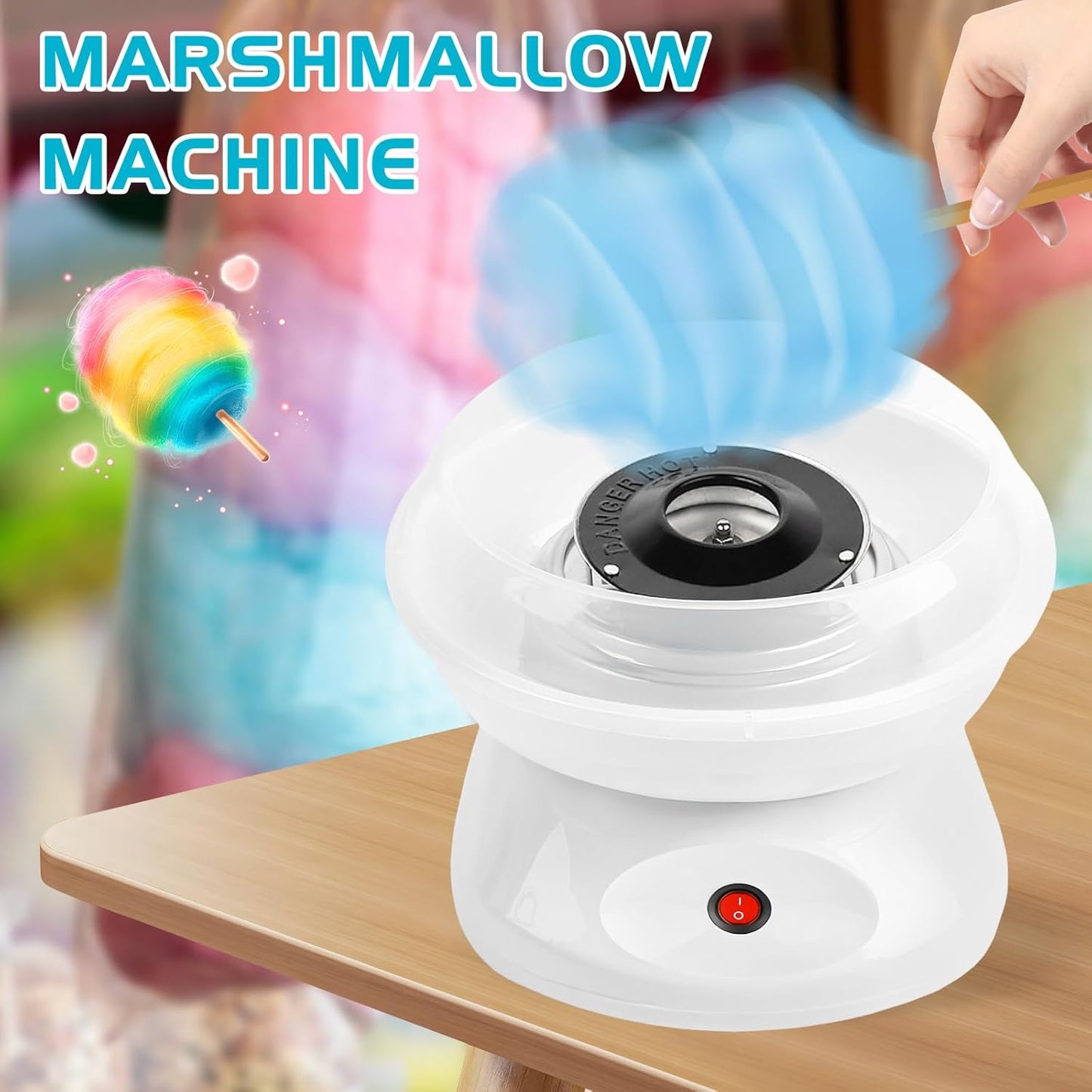 Zuckerwattemaschine mit Zubehör