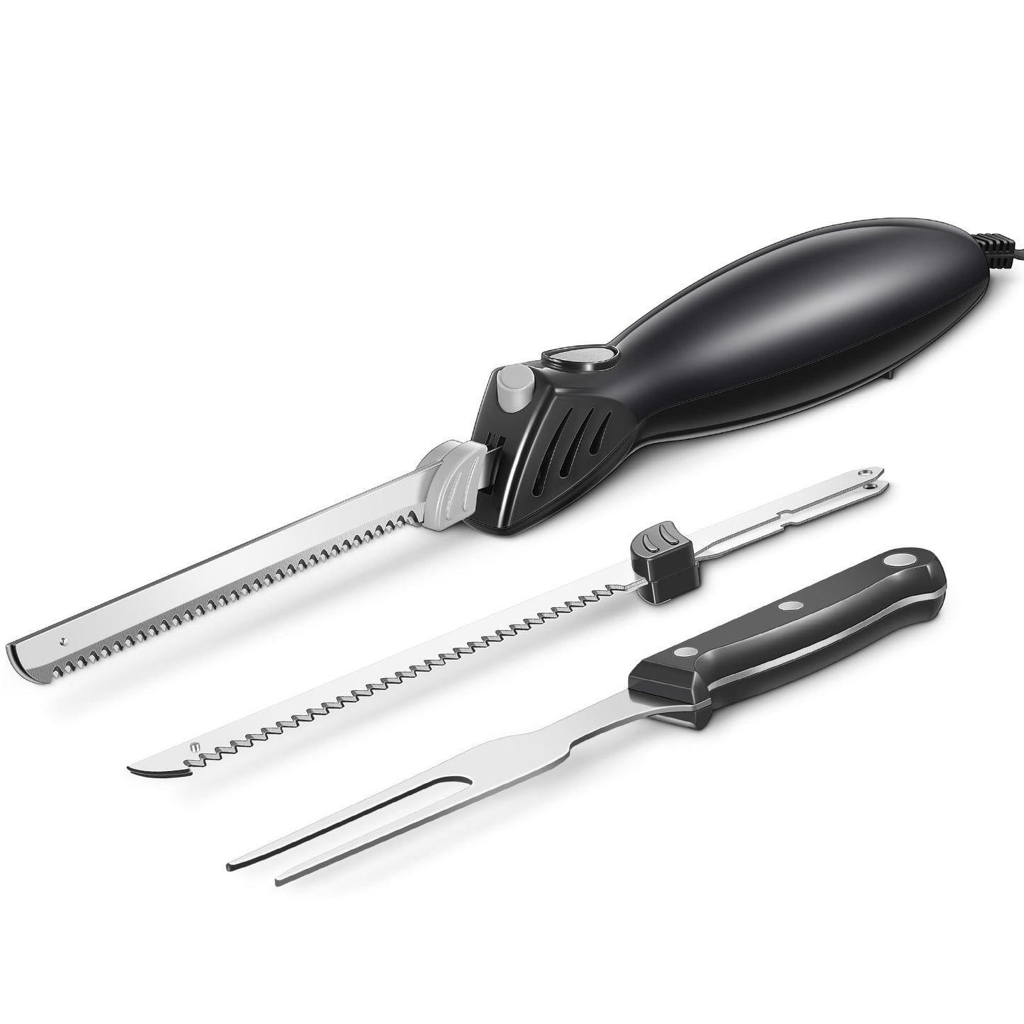 Elektromesser und Tranchiergabel