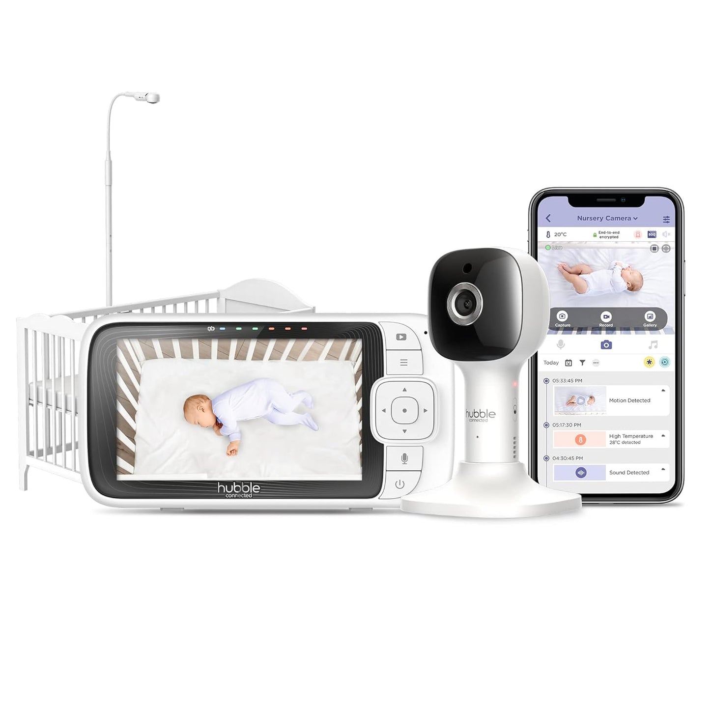 Baby Monitor mit Kamera und Smartphone-App, Pal SkyView