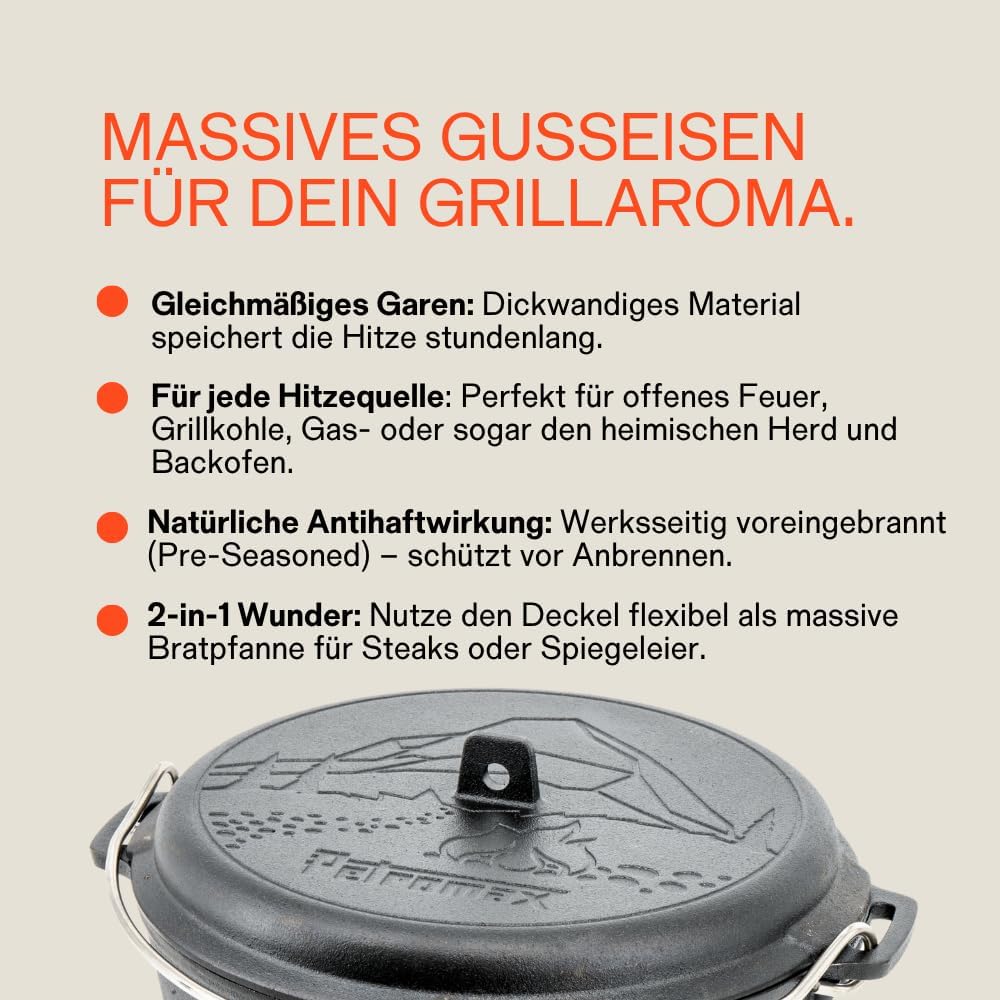 Dutch Oven Set, 5,5 Liter Set