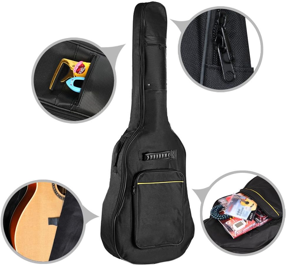 Gitarrentasche für Akustik-, Bass- und Klassikgitarren, full-size