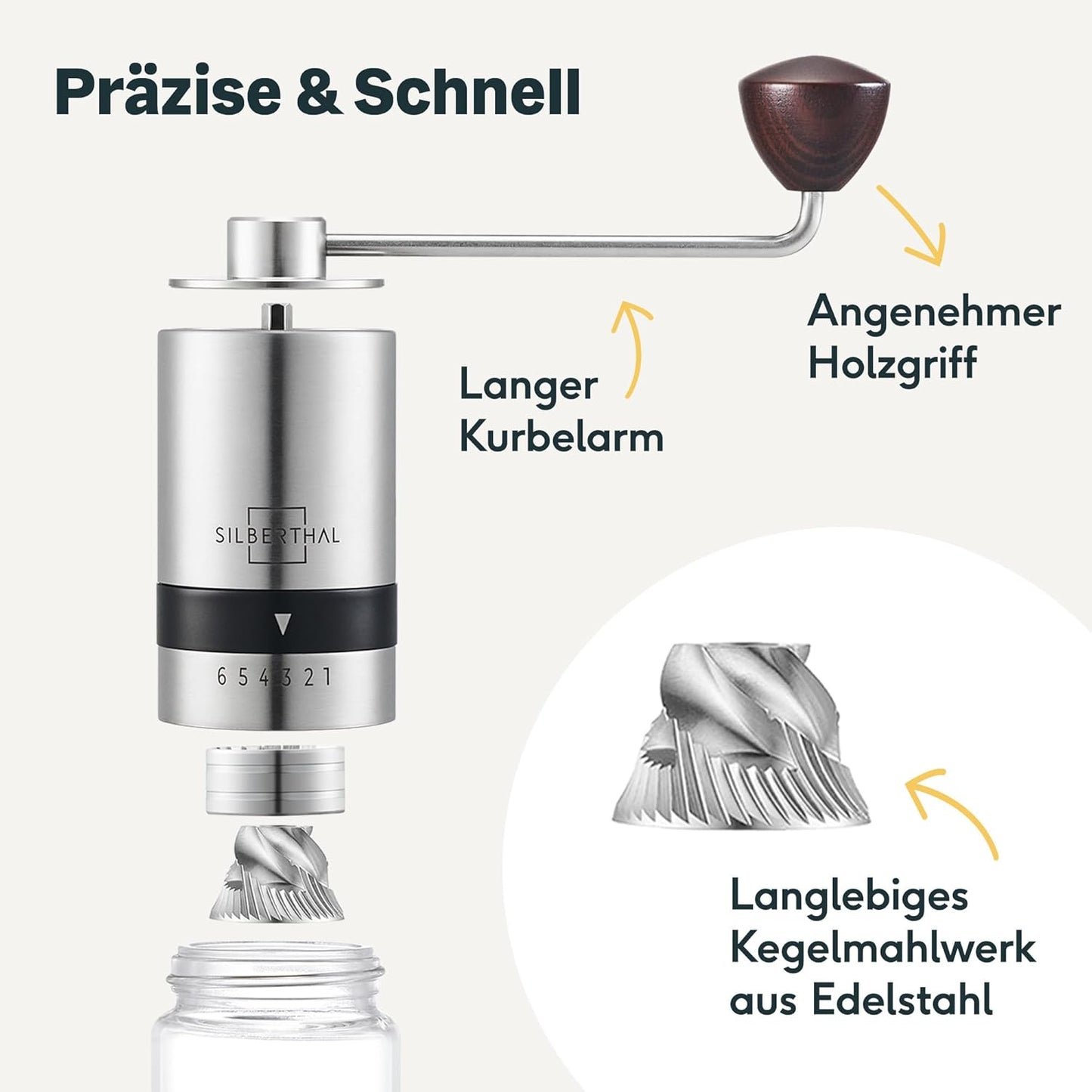 3-teiliges Geschenkset mit Espressokocher, Kaffeemühle & Milchaufschäumer, Spar-set 3er Set | Espresso Set