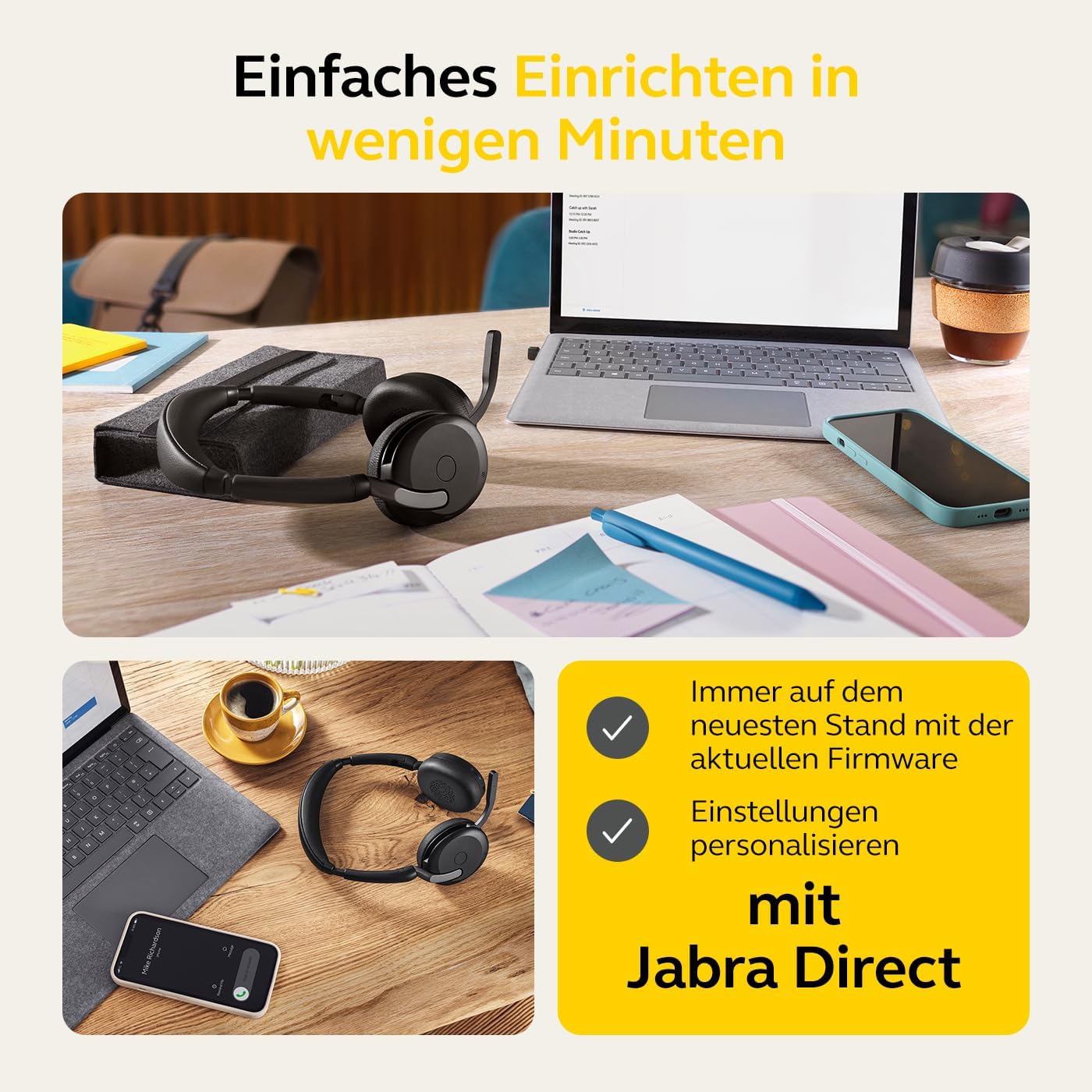 Evolve2 65 Flex, Kein kabelloses Ladegerät USB-A Adapter - Kein kabellosem Ladegerät Optimiert für Microsoft Teams