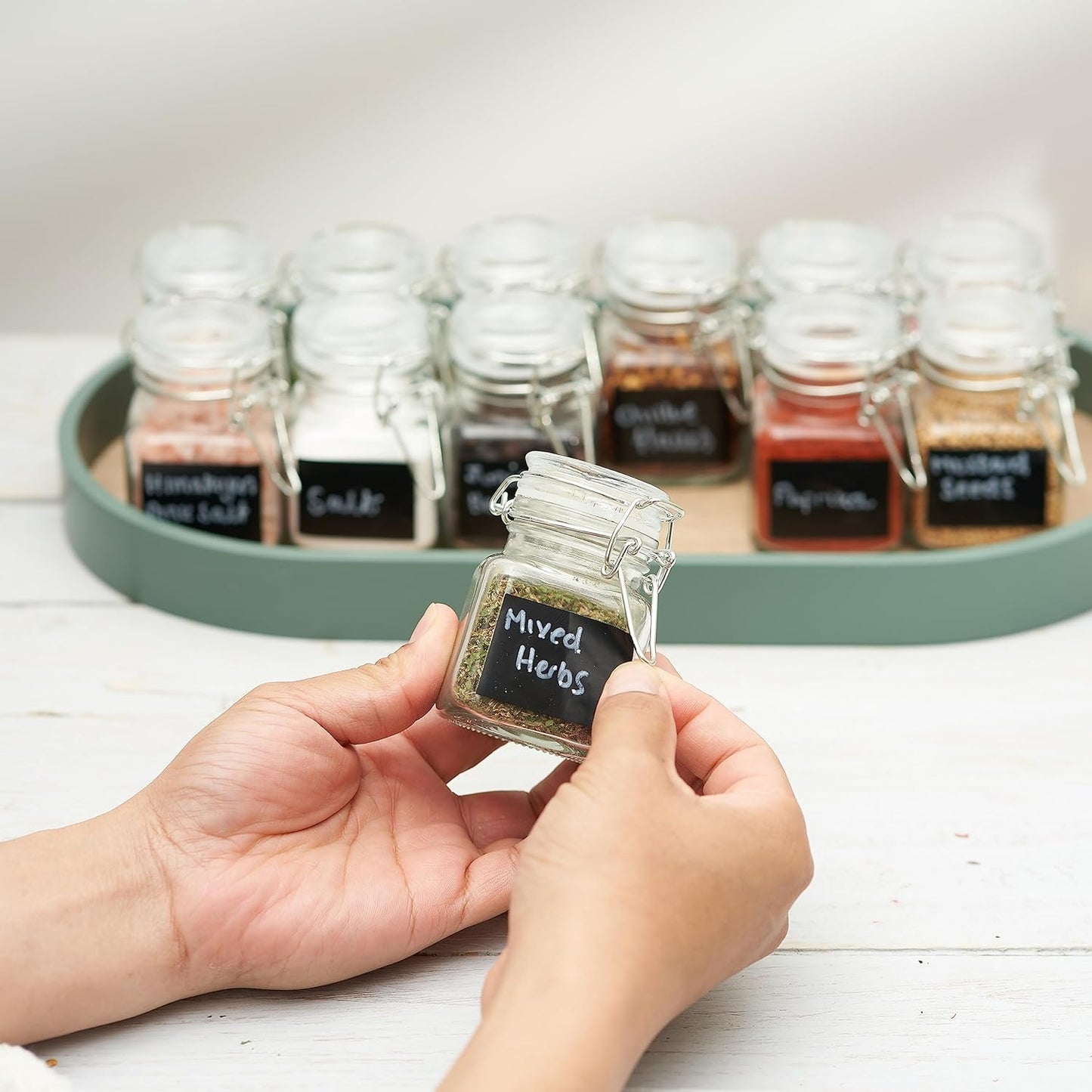 36-teiliges Gewürzgläser-Set, 36