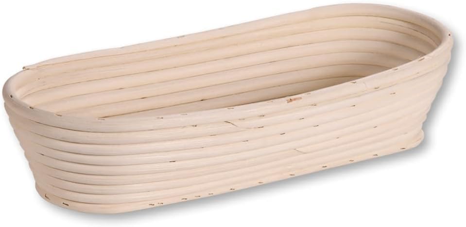 Gärkörbchen-Set mit Teigschaber, Oval | 35x15 cm Natur | Set mit Teigschaber
