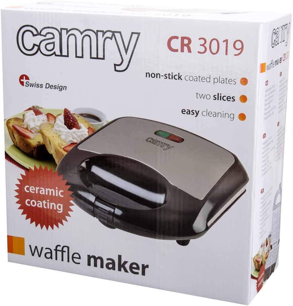CR-3019 - Waffeleisen für 2 quadratische Waffeln