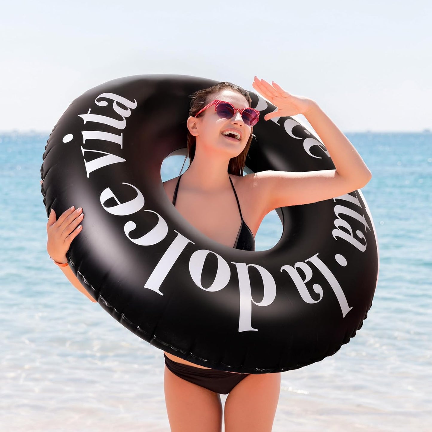 Schwimmring "La dolce vita", Standard Dolce, schwarz
