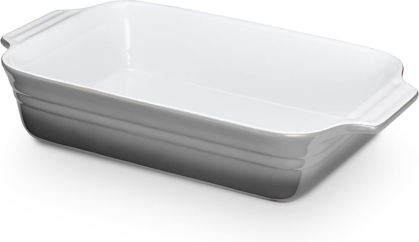Kratzfeste Keramik-Auflaufform 34 cm (1,75 Liter), 34 cm Grau