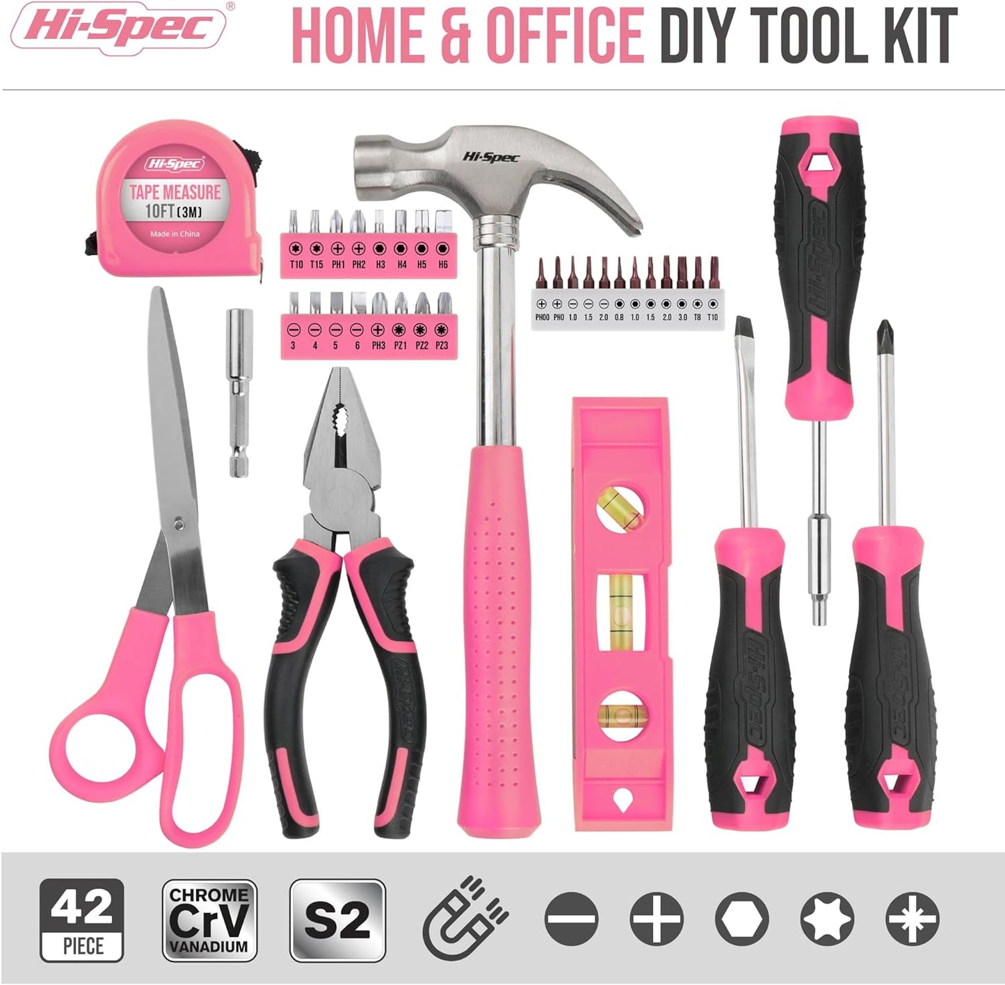 Werkzeug-Set, Pink