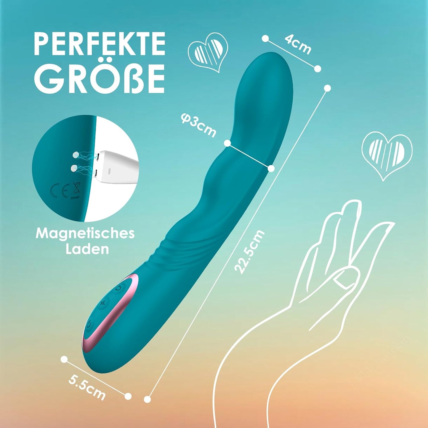 G-Punkt Vibrator mit 10 Vibrationsmodi