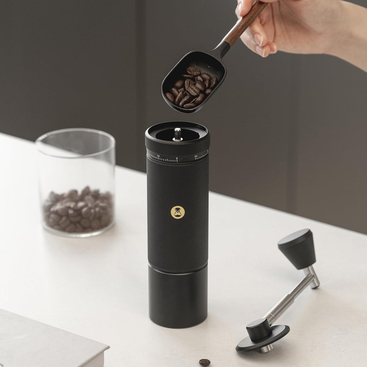 Manuelle Kaffeemühle, Schwarz