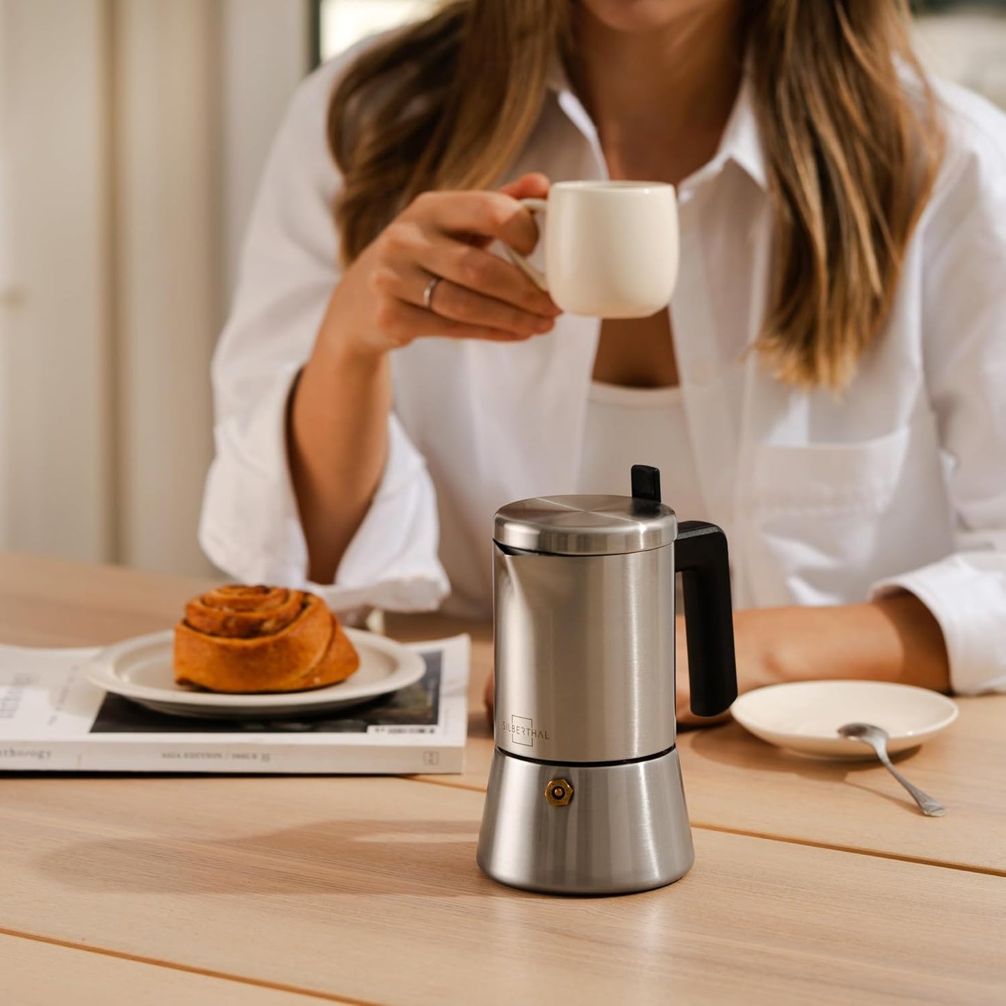 Espressokocher für jeden Herd, 4 Tassen