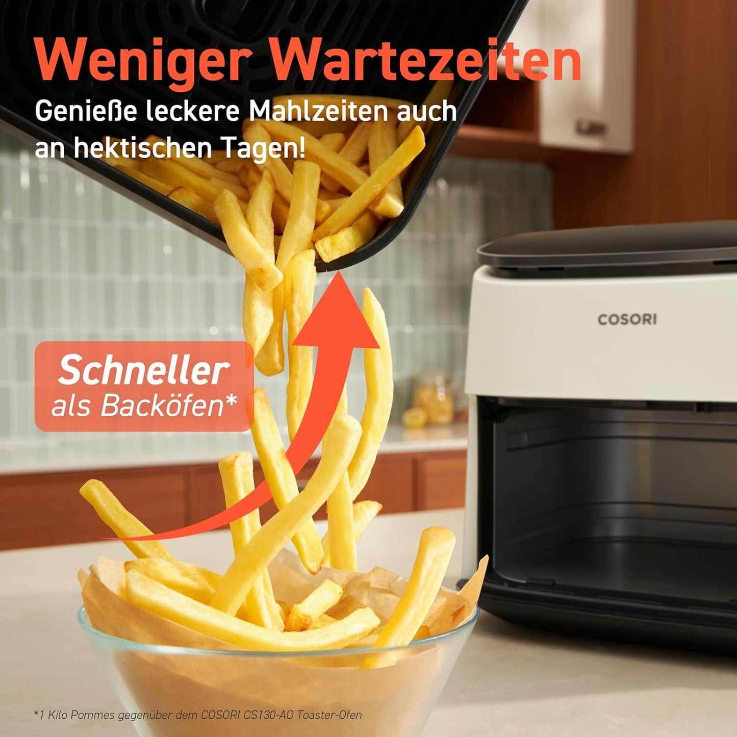 Turboblaze Heissluftfritteuse, TurboBlaze Weiss