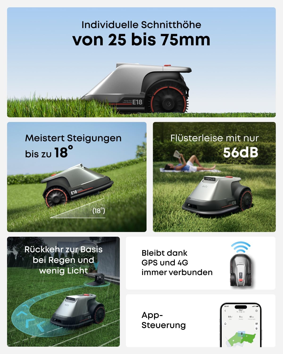 E18, E18 Garten bis 1200m²