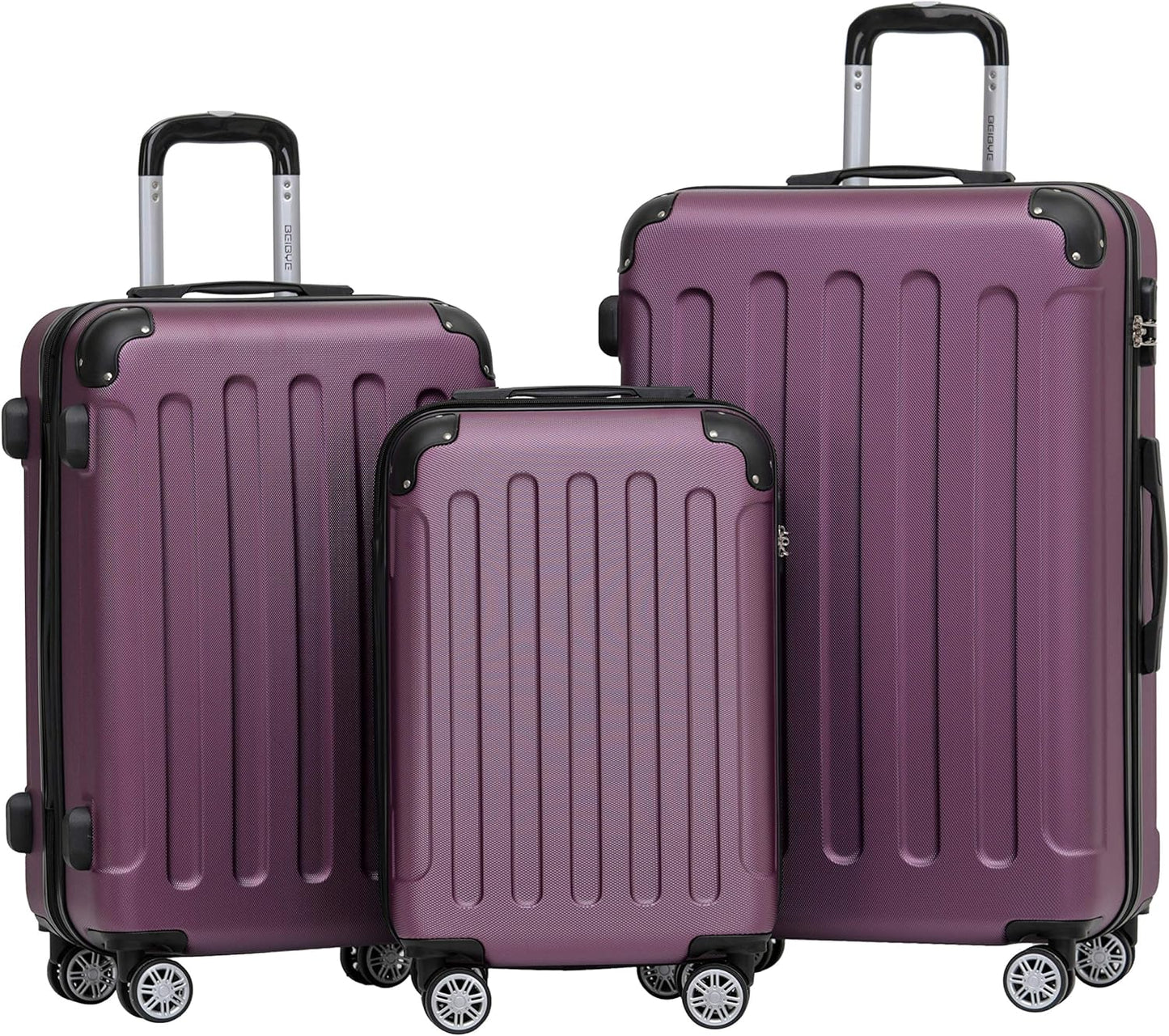 Reisekoffer Set, Violett