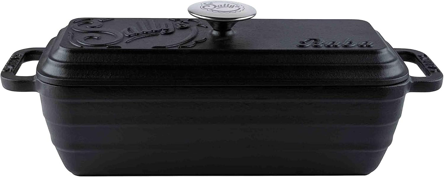 Brotbackform Baba aus Gusseisen, Carbon Black