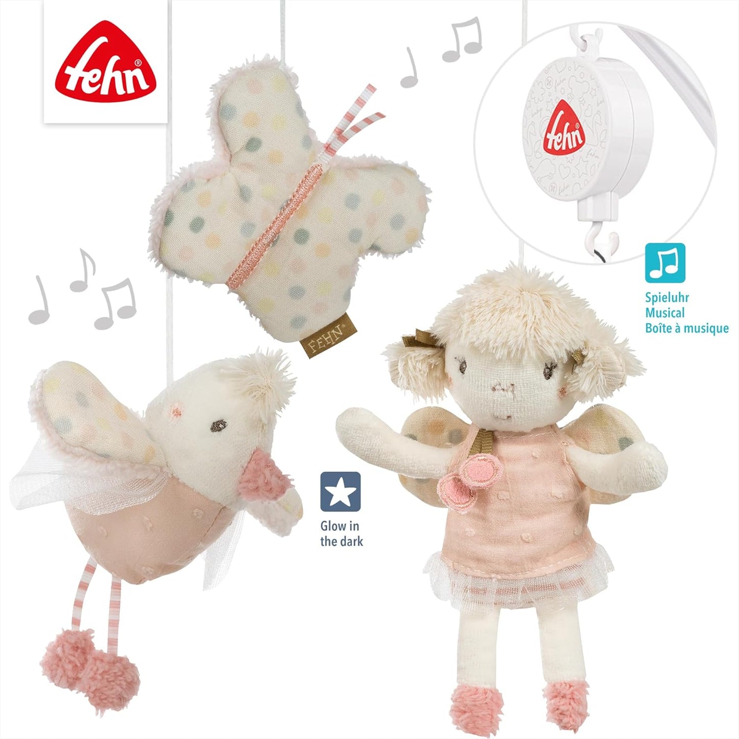 Musik-Mobile mit Spieluhr-Melodie für Babys, feehnLAND