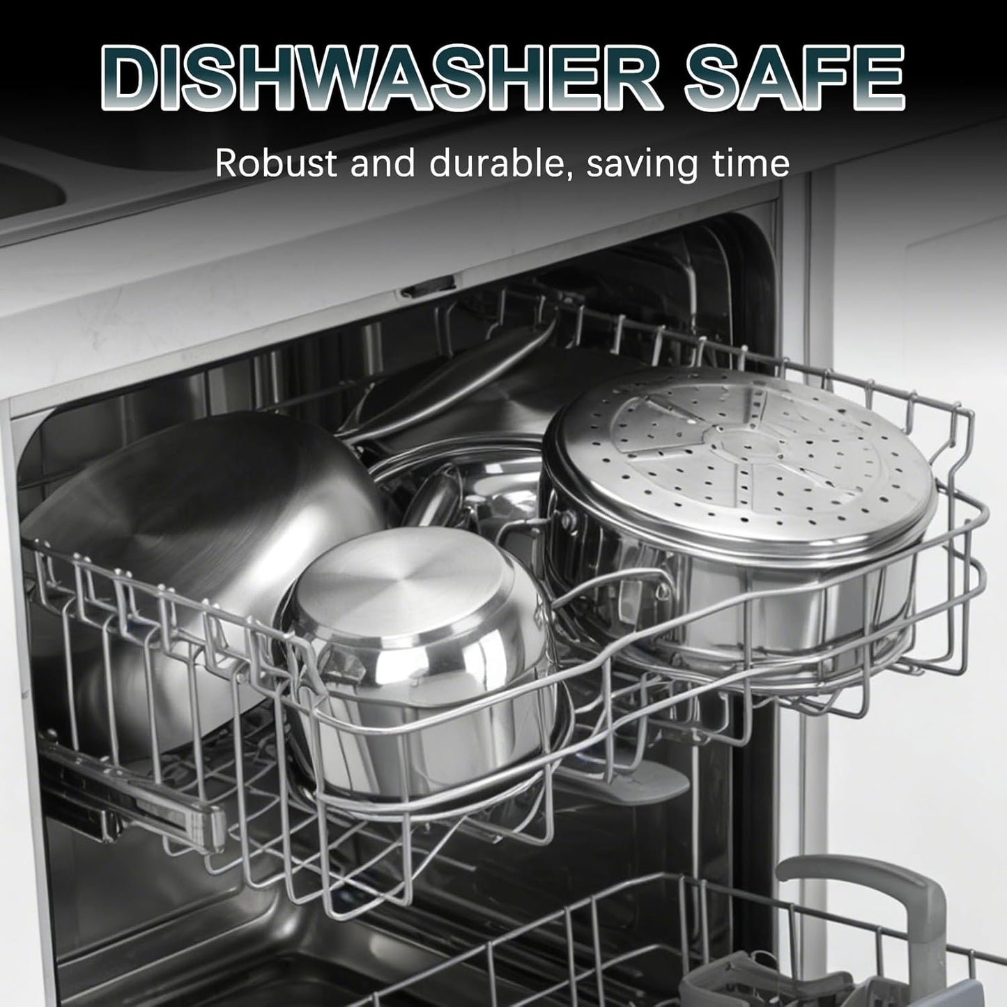 Edelstahl Topf- und Pfannenset (21-teilig) Induktion/Backofen, Topf- und Pfannenset-21P