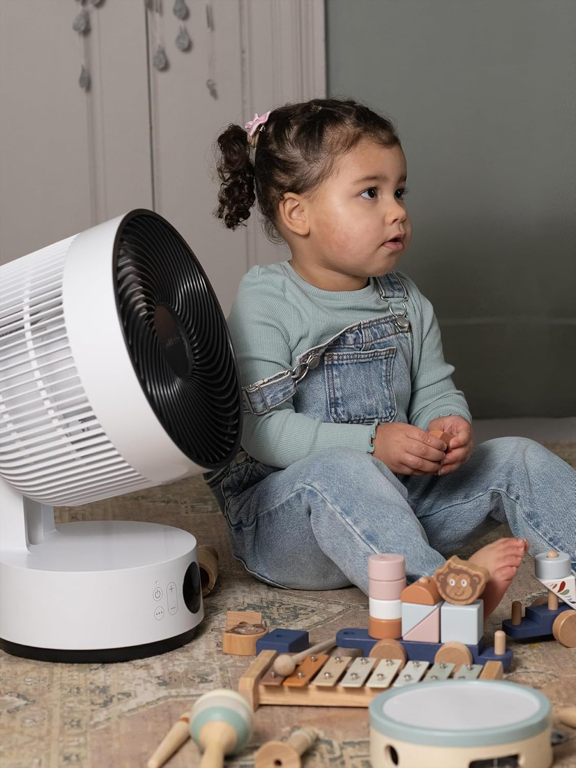 Sefte Tischventilator mit 3D-Oszillation und Fernbedienung, Sefte® 10" Table