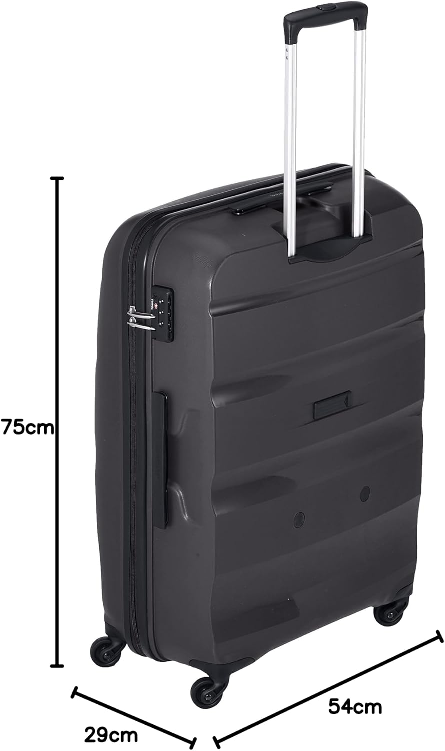 Bon Air Spinner Koffer, Schwarz L (75 cm-91 L)