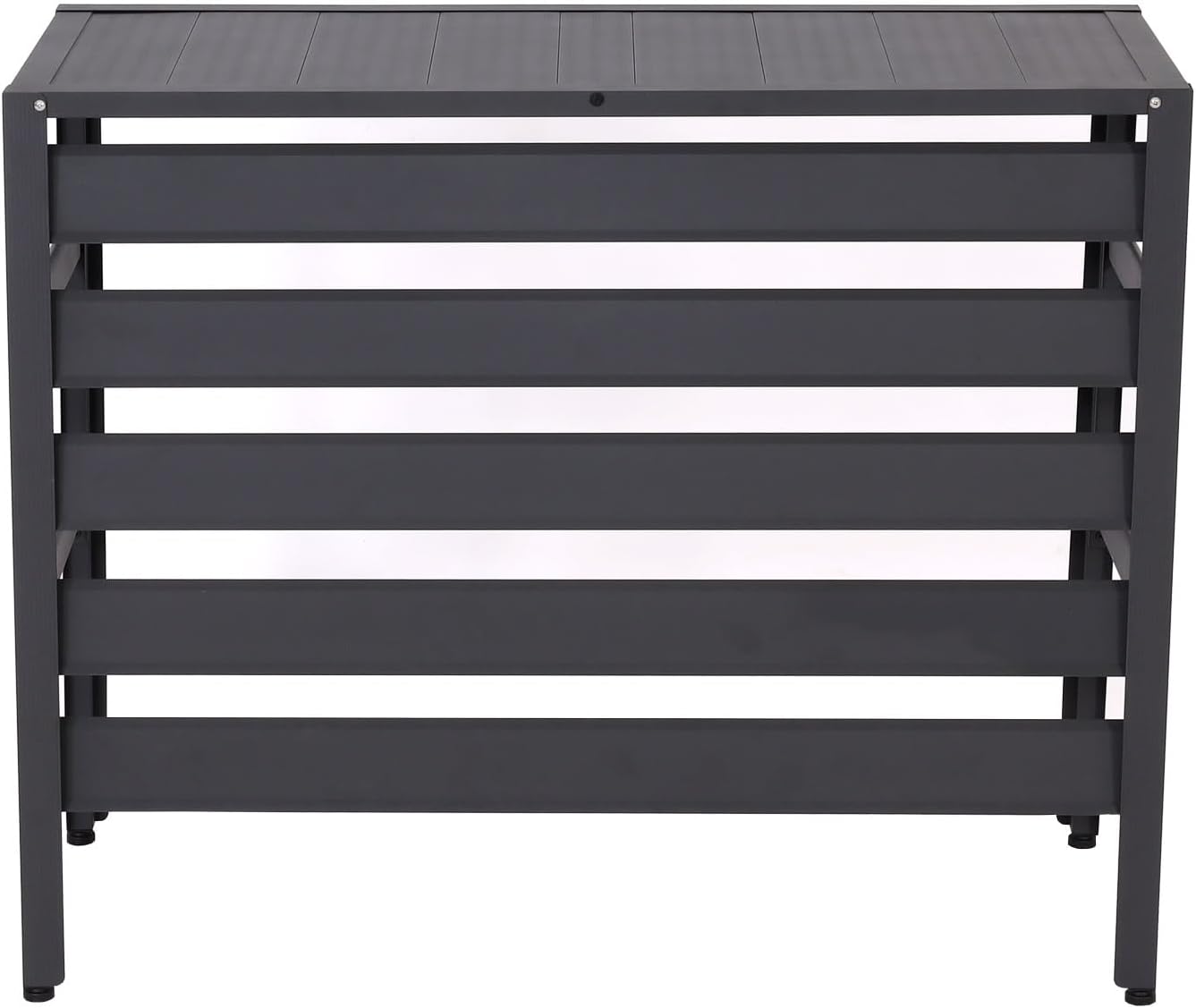 Verkleidung für Klimaanlage/Wärmepumpe, 73x90x38 cm, Grau