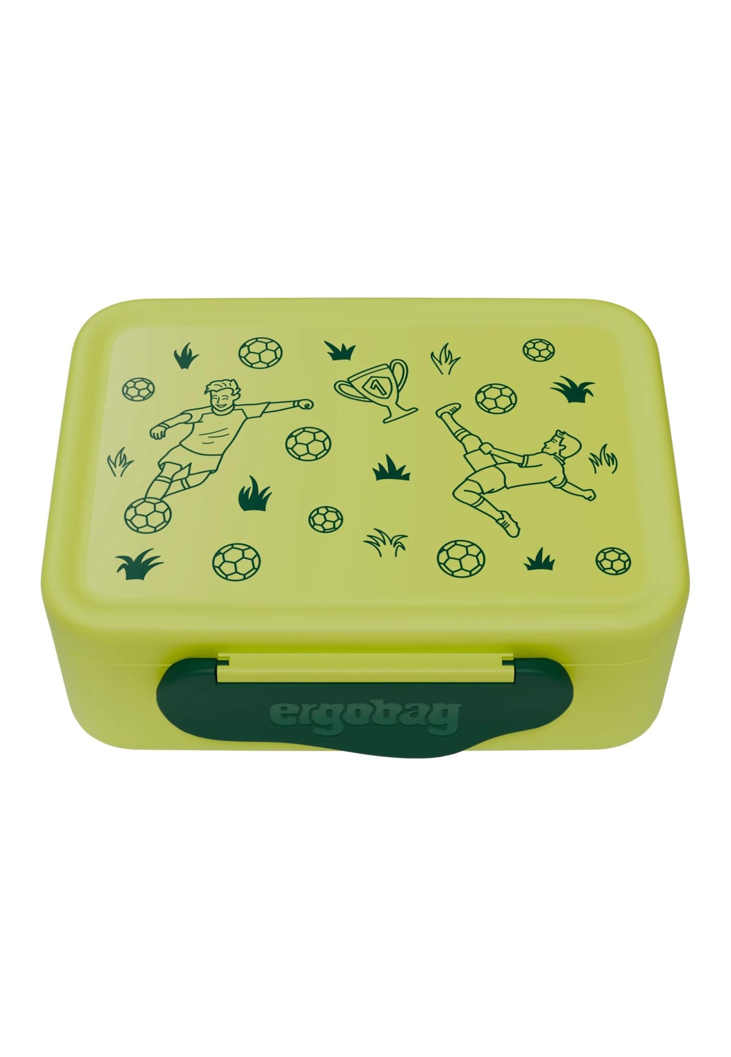 Lunchbox 2 in 1, Fussball - Grün One Size