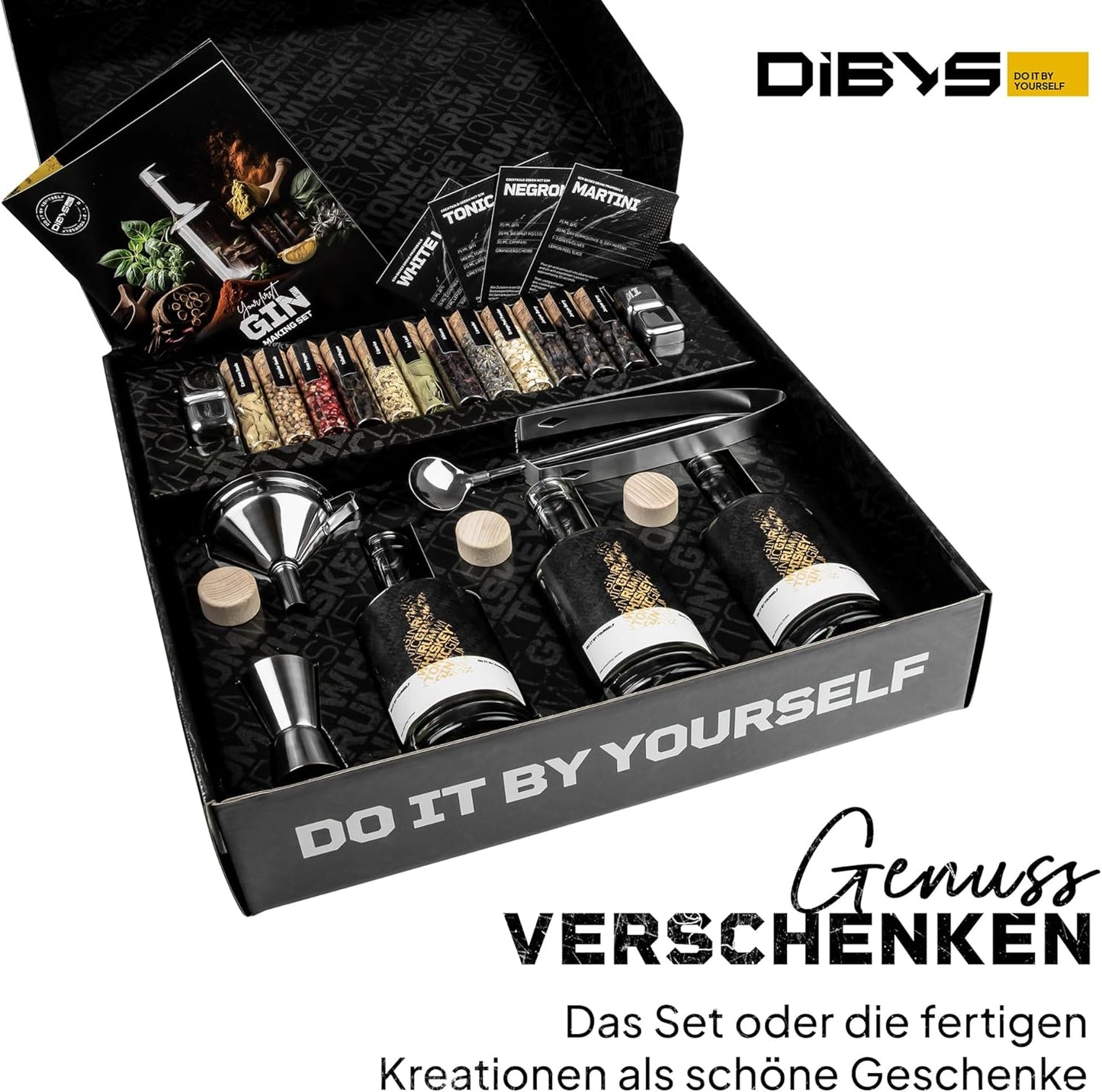 Gin-Selber-Machen-Set, Gin Set