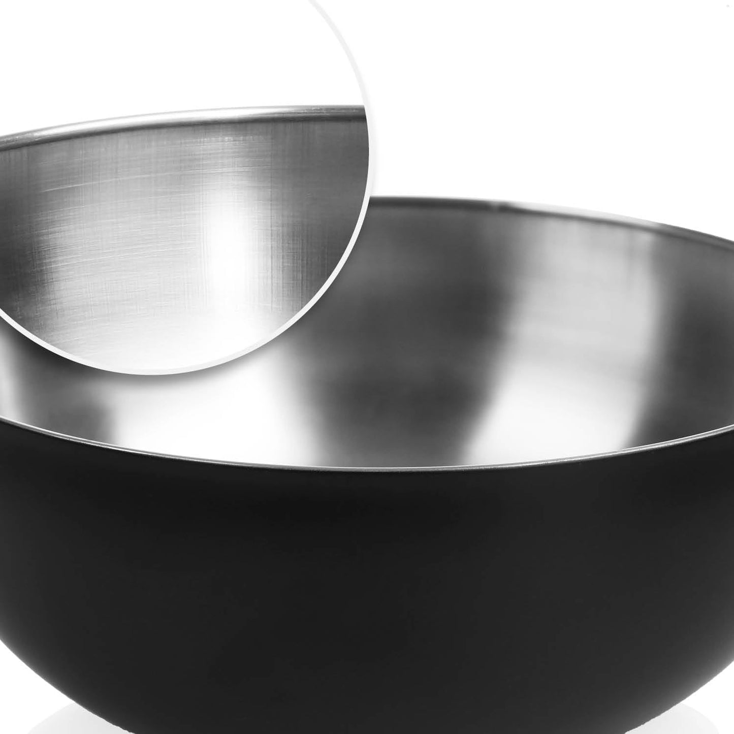 Rührschüssel-Set, 2 Stück - Ø 24cm Schwarz