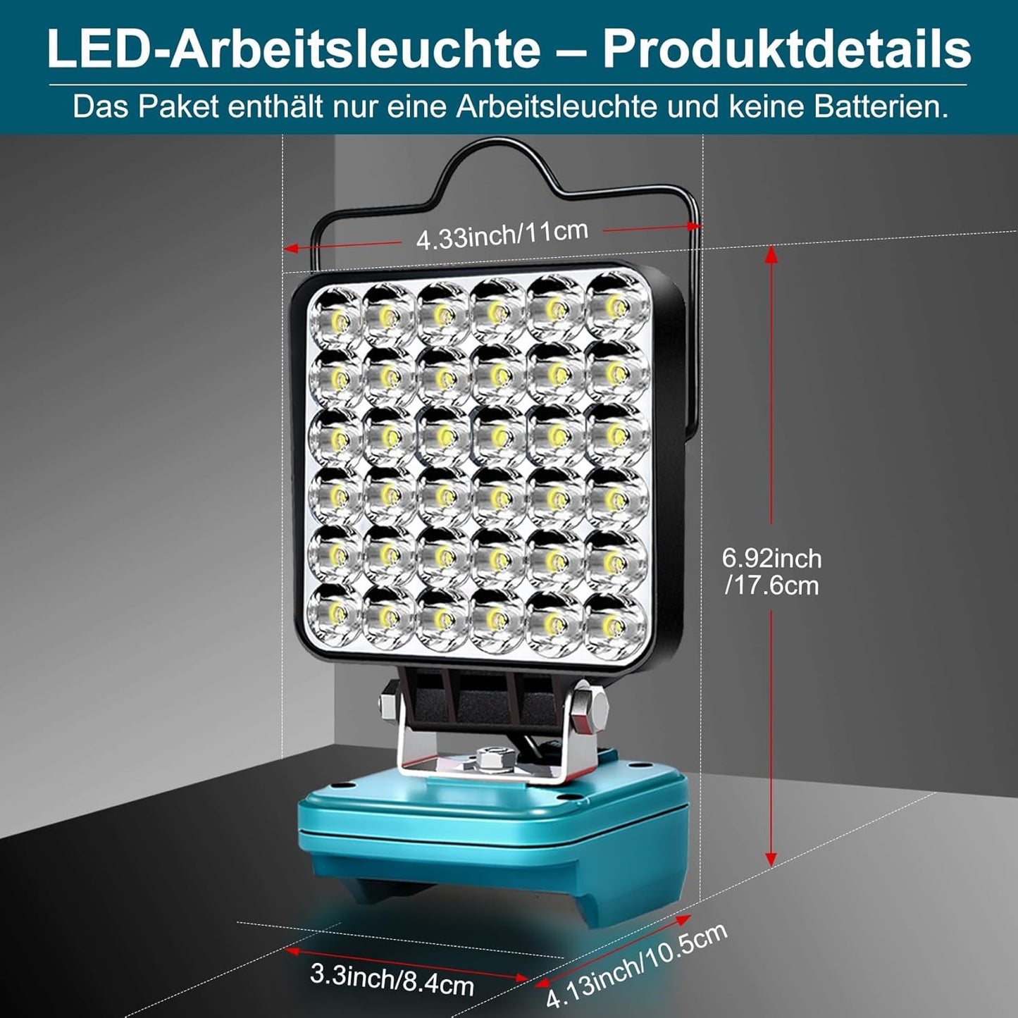 Akku-LED-Arbeitsleuchte, Blue-1