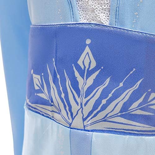 Elsa Prinzessinnen-Kostümset mit Zubehör, 150 Blau