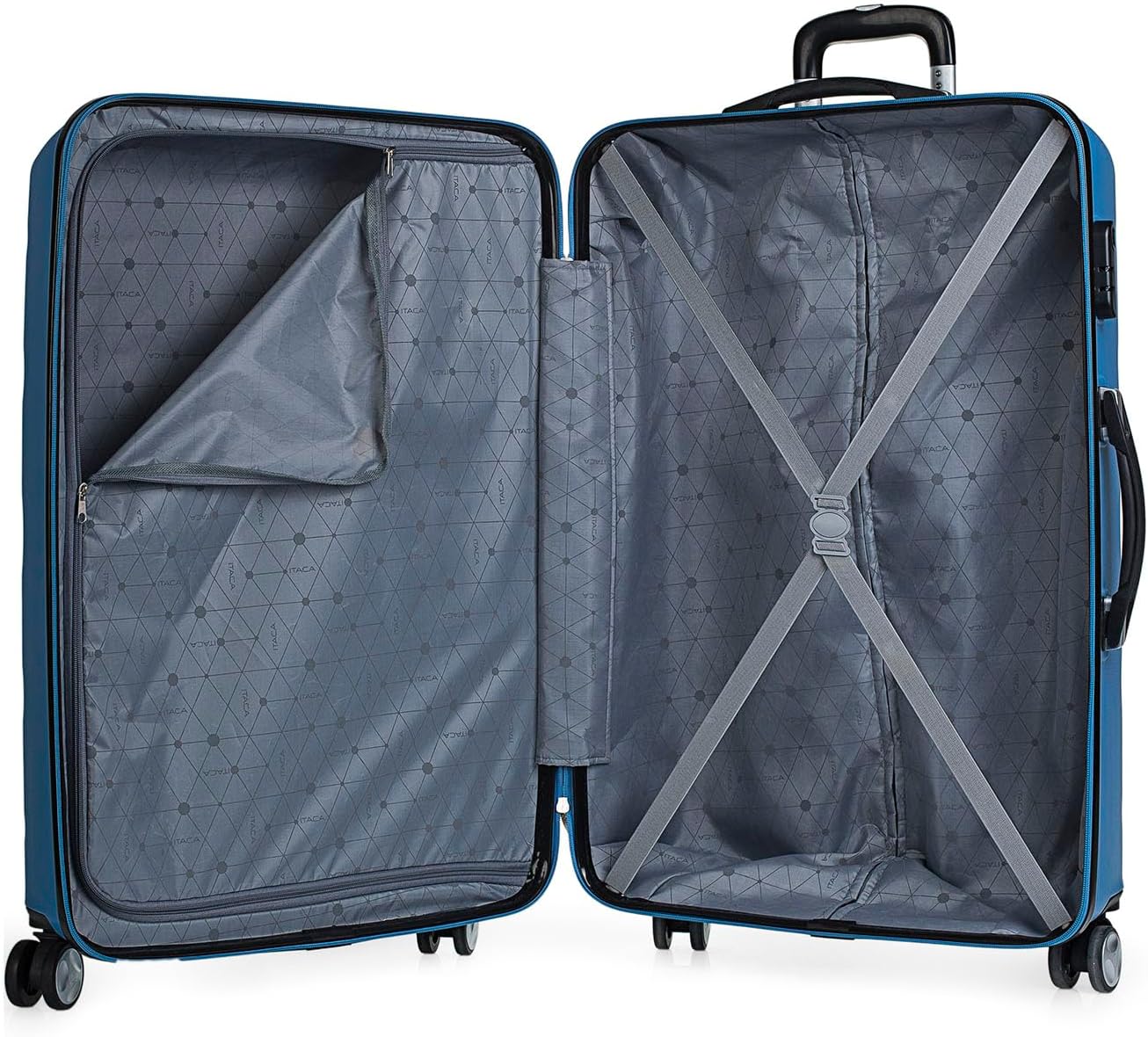 2er-Set Reisekoffer, Blau