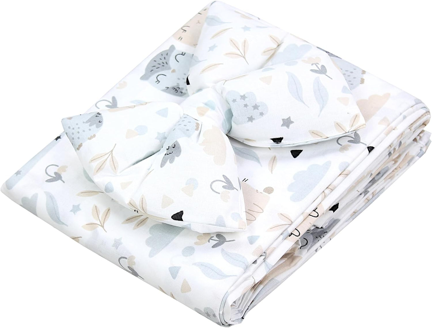 Babybett Himmel mit Schleifchen, H240 x B160 cm (1er Pack) Hase / Eule