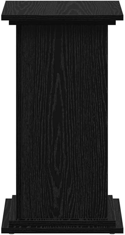 Elaina Pflanzenständer, Schwarz Eichen-optik 33 x 33 x 60 cm