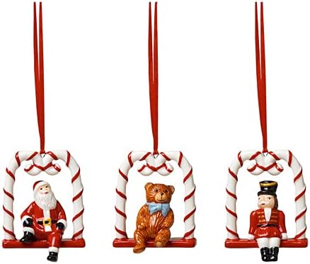 Nostalgic Ornaments Schaukel-Set (3-teilig), 18x4x8cm, Mehrfarbig