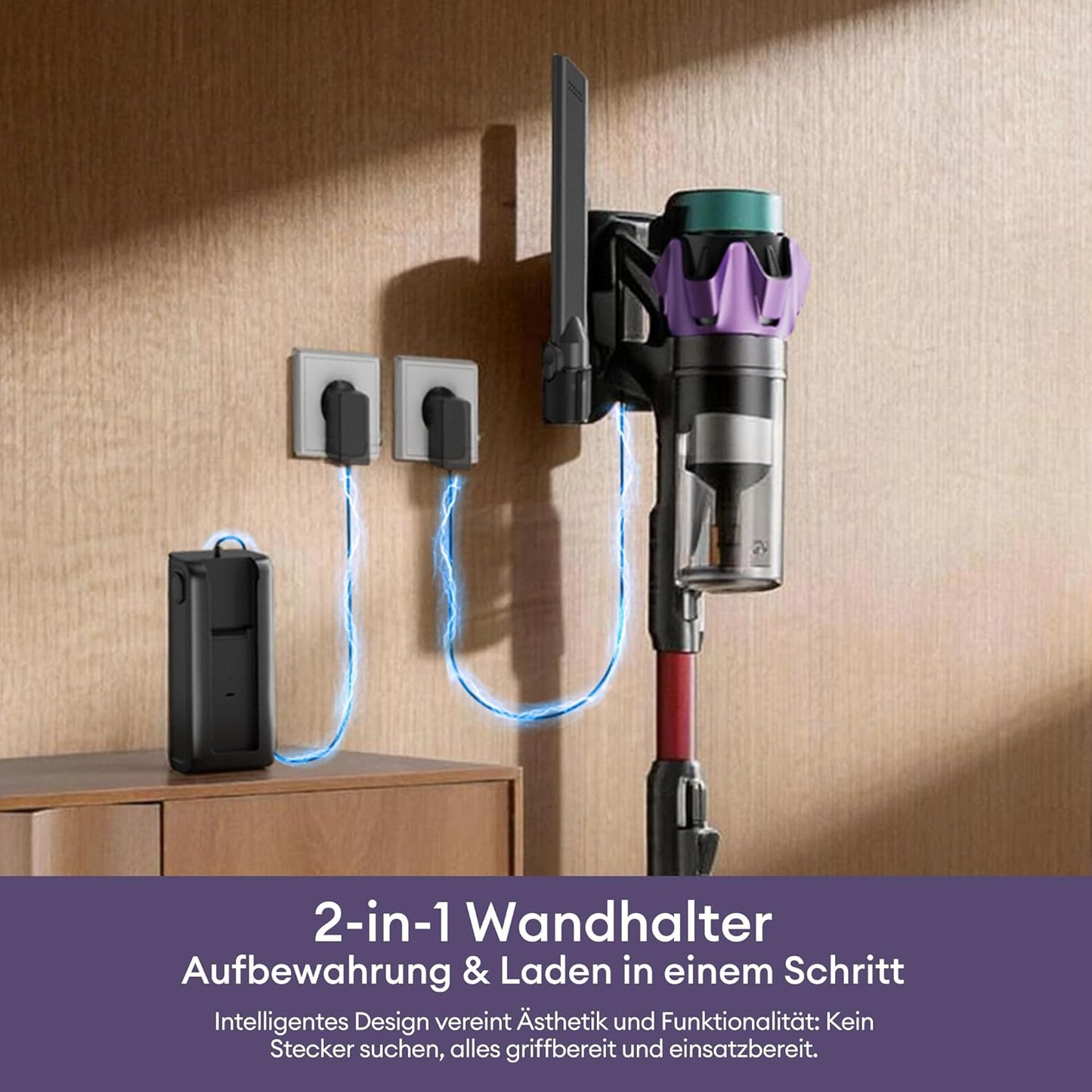 U18 Pro Akkustaubsauger mit Multi-Zyklon-Filtration, Rot