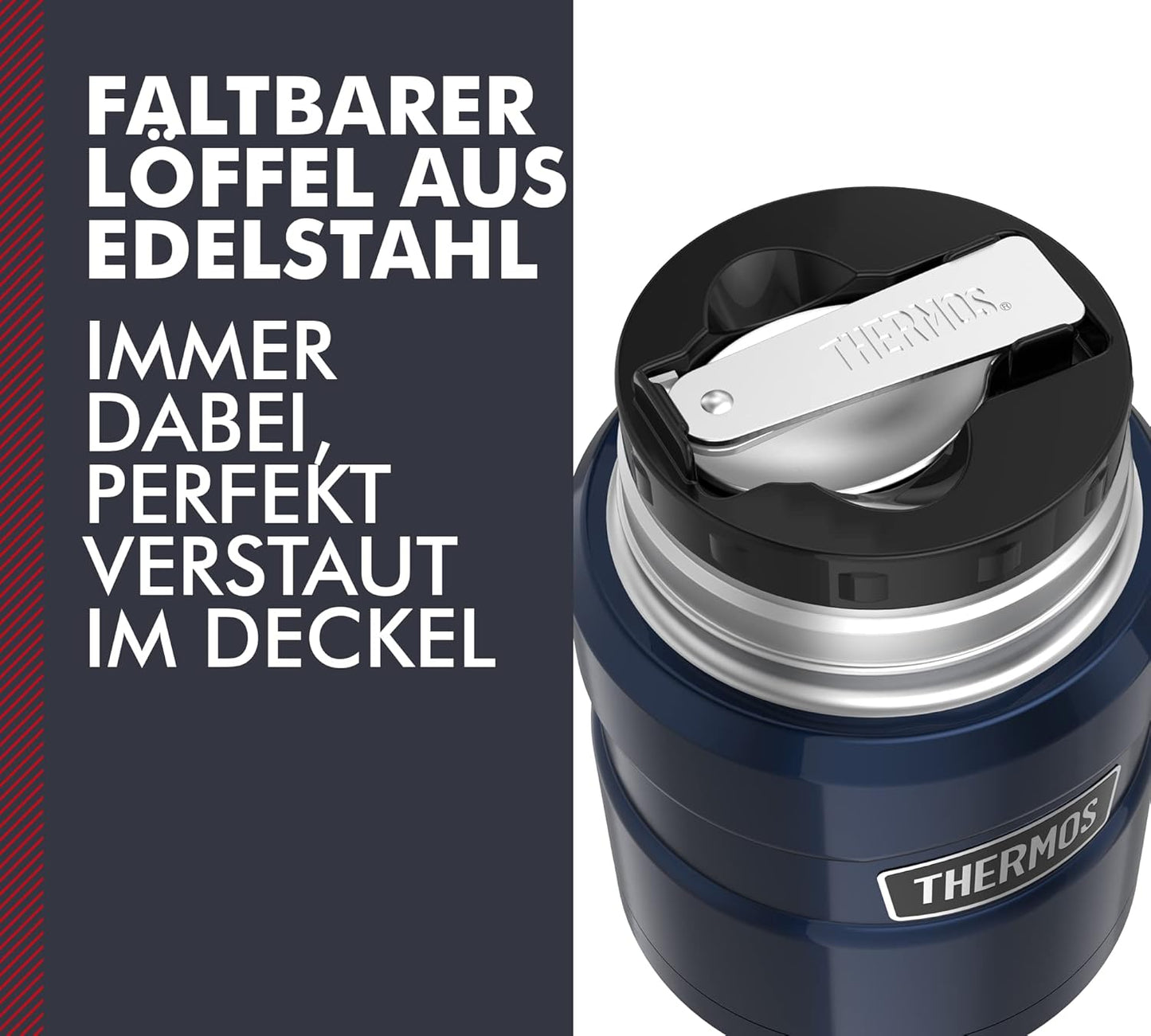 Thermobehälter King, Midnight Blue Polished 0,47 l