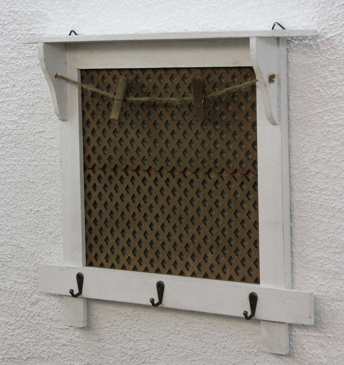 Schlüsselbrett mit Ablage und Memoboard