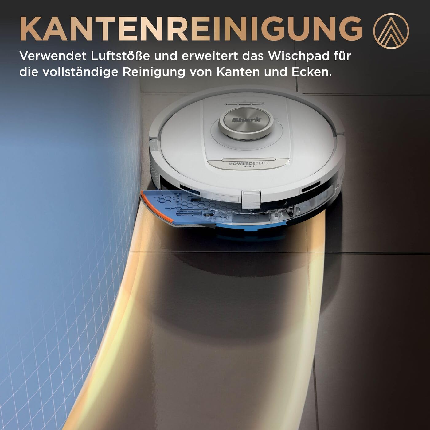 PowerDetect Saugwischroboter, 2 Bürsten / Anti-Micro Pads / 1 Kapsel