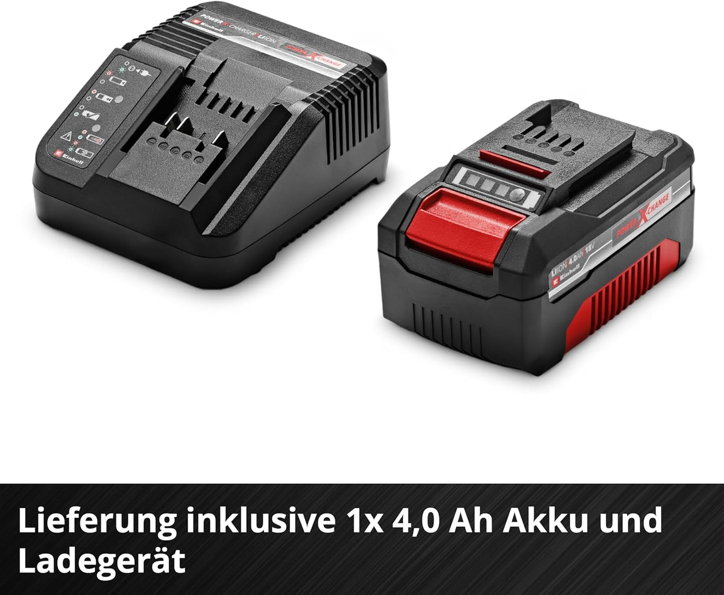 Akku-Winkelschleifer TC-AG 18/115 Li inkl. 4,0 Ah Akku, inkl. 1x 4,0 Ah Akku & Ladegerät