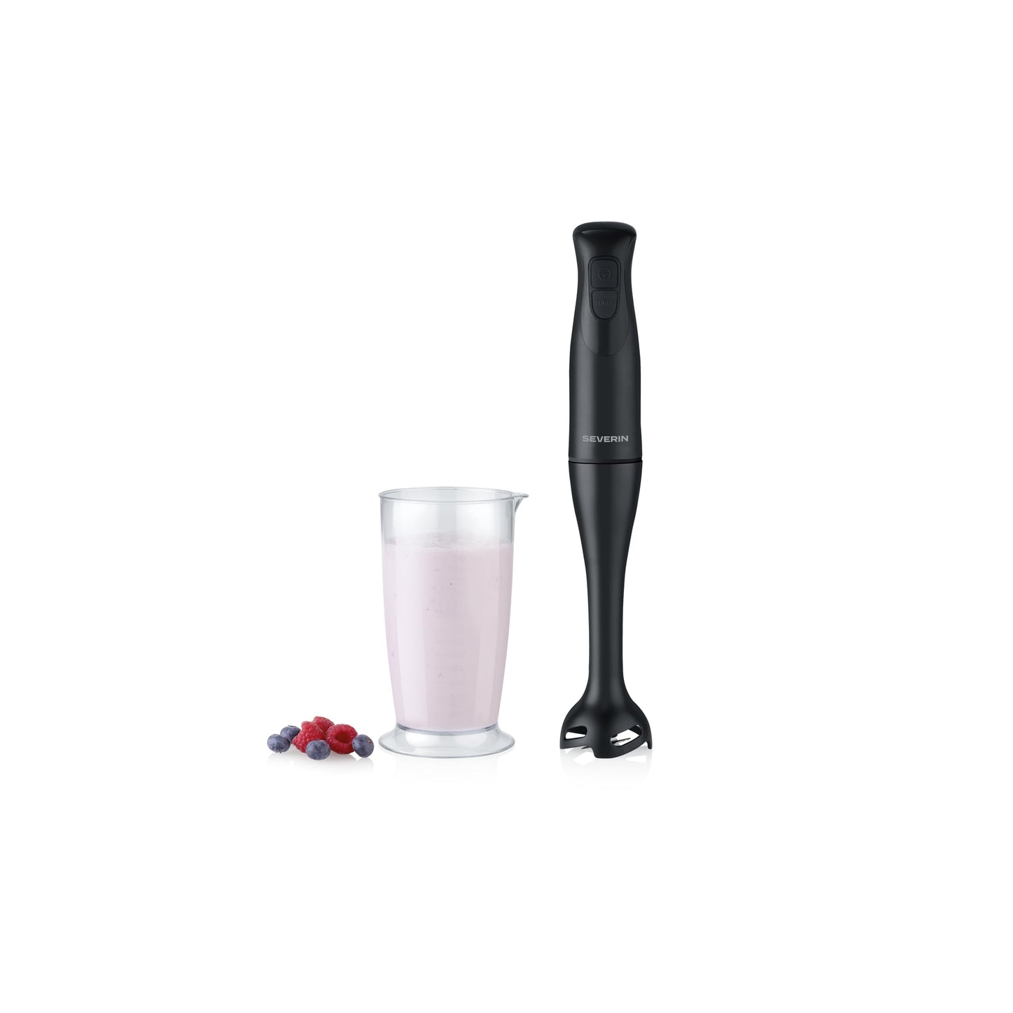 SM 3761 Stabmixer mit Mixbecher und Turbotaste, Mixer + Becher Schwarz