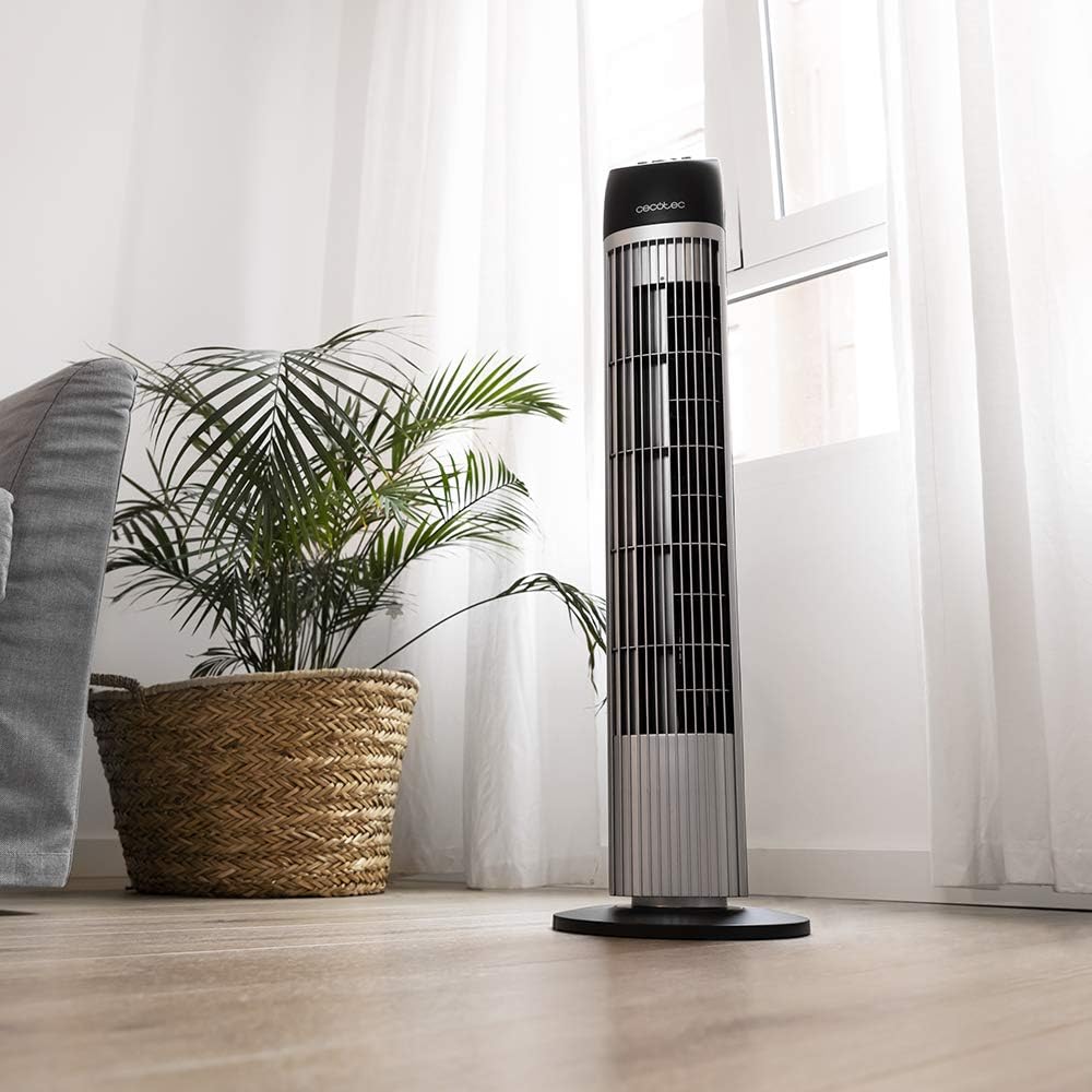 Turmventilator mit Timer und Kupfermotor, Manuelle Kontrolle
