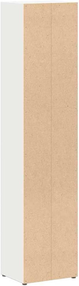 2er-Set CD-Regal mit Vitrine, Weiss