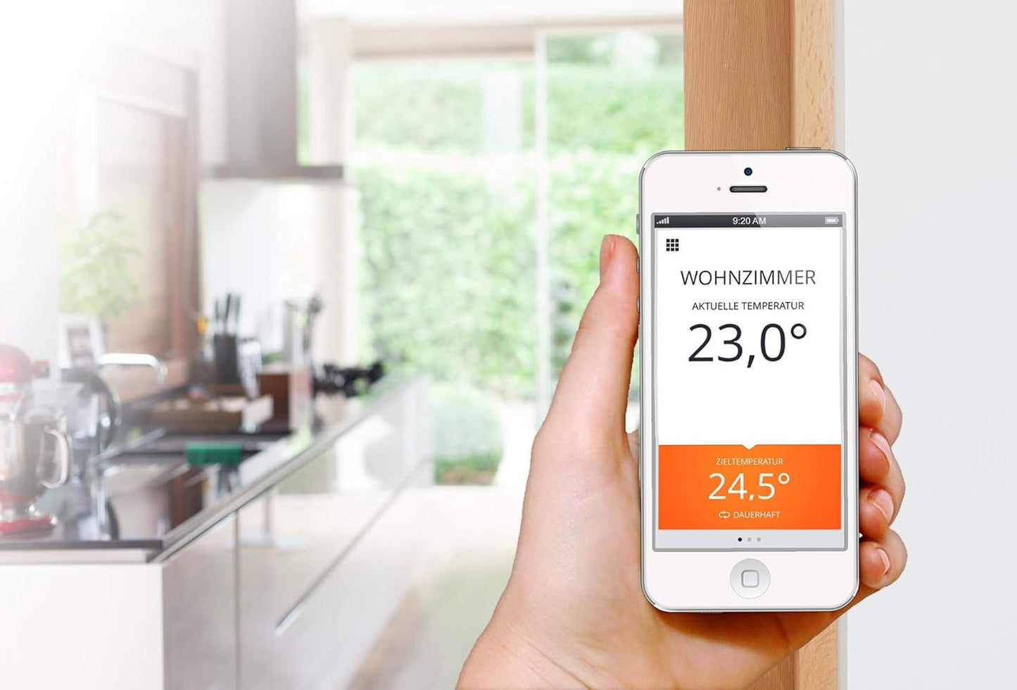 Heizkörperregler, Honeywell Home Heizkörperregler mit evohome-Display zur Steuerung der Heizung