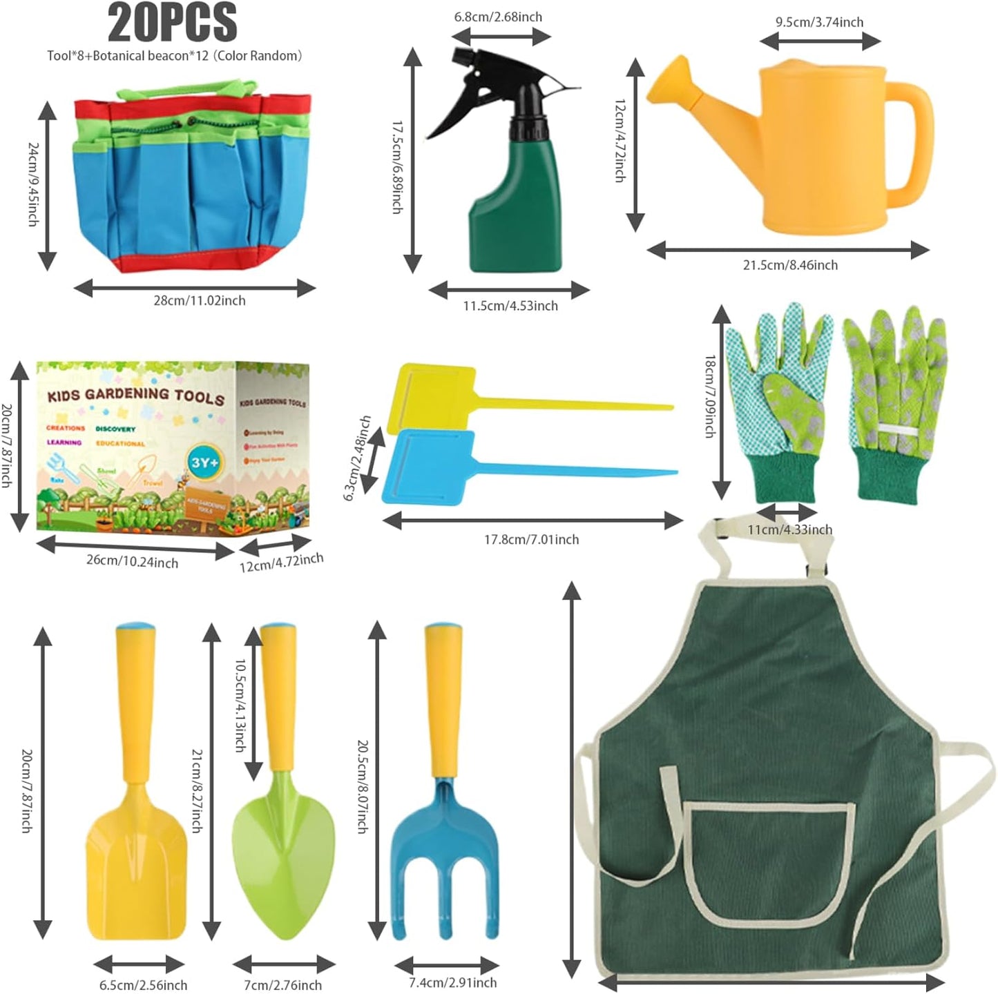 20-teiliges Gardening-Set, 20Pcs/Set Wie Gezeigt