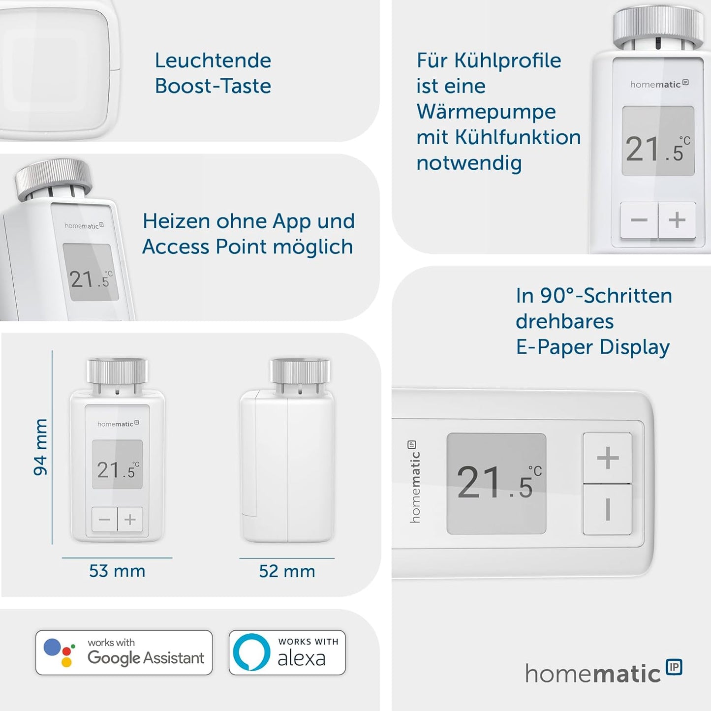 Smart Home Heizkörperthermostat, Thermostat – flex