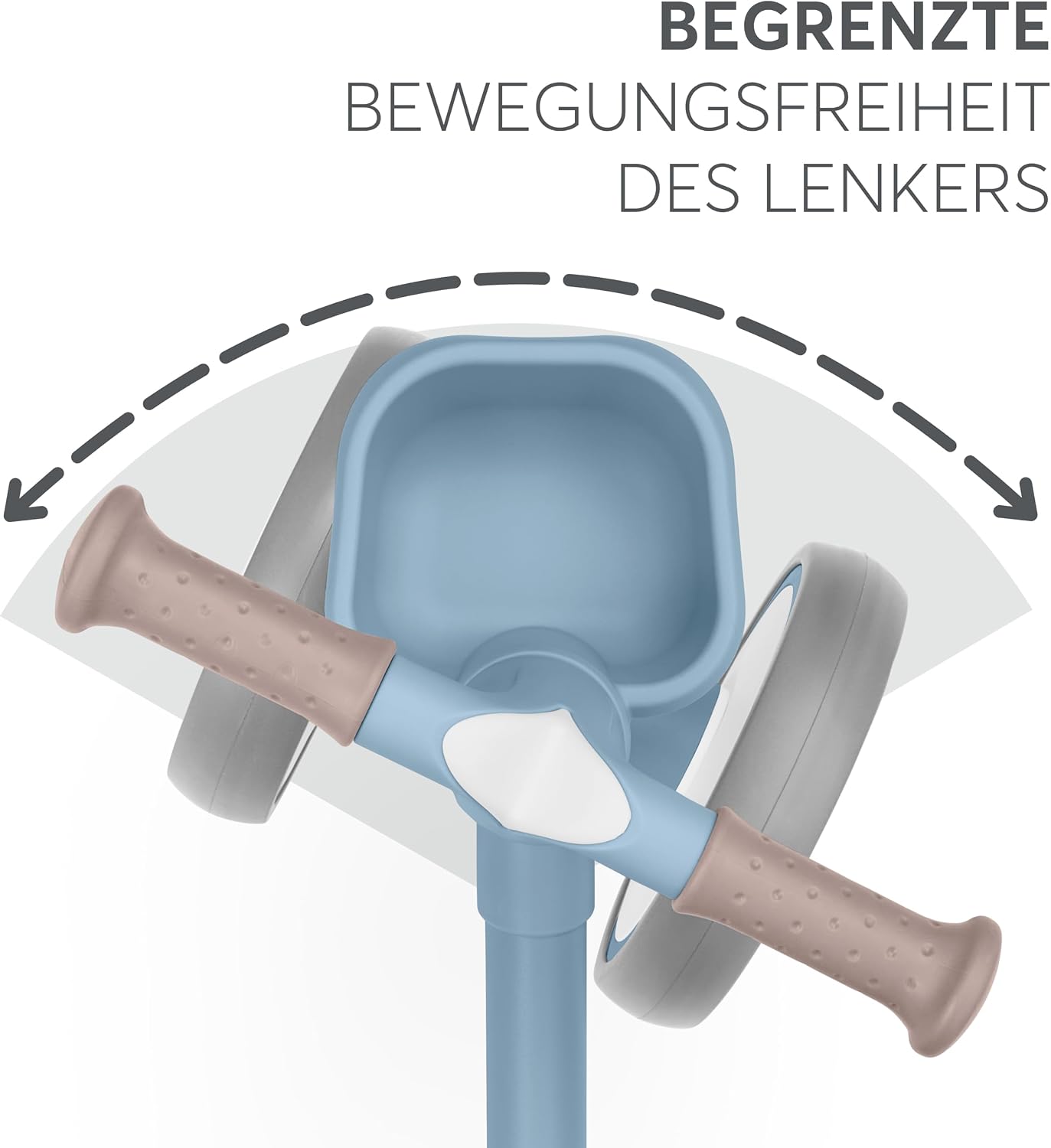 Laufrad Kikka Boo mit Korb, Blau