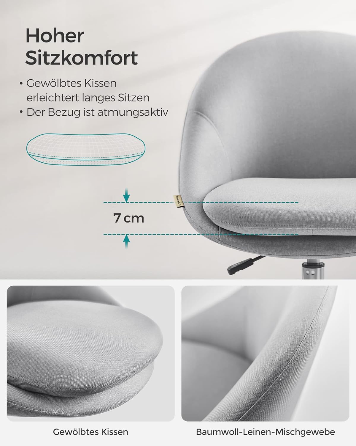 Ergo, Grau, Baumwollmischung